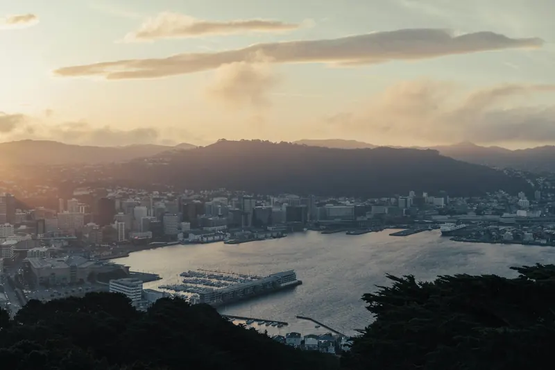 Waterfront and Oriental Bay in wellington nz
