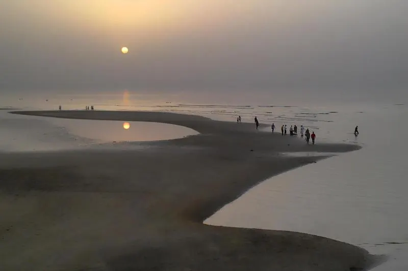 Qurum Public Beach in Al Sarooj, Muscat