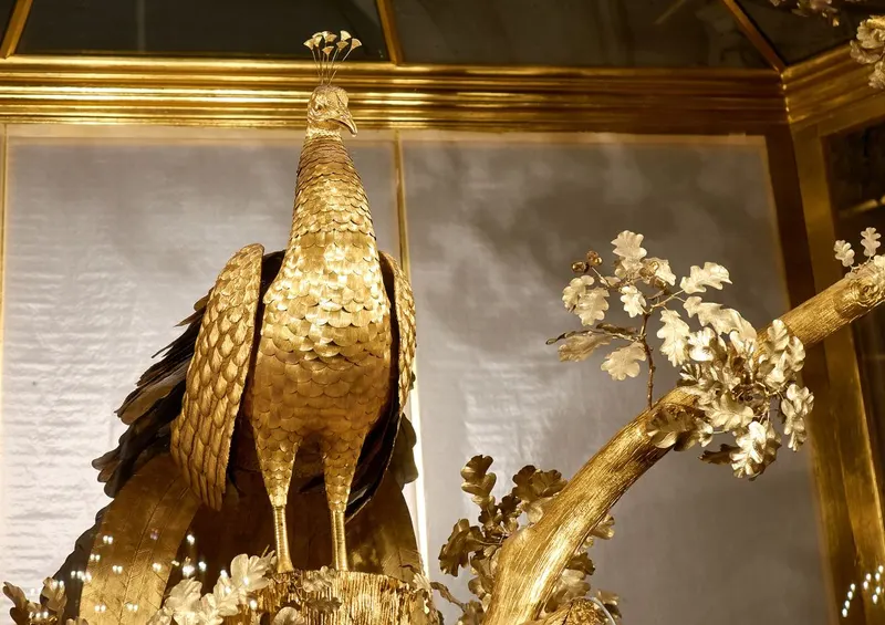 Peacock Clock
