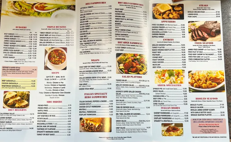 George's Diner in The Bronx, New York