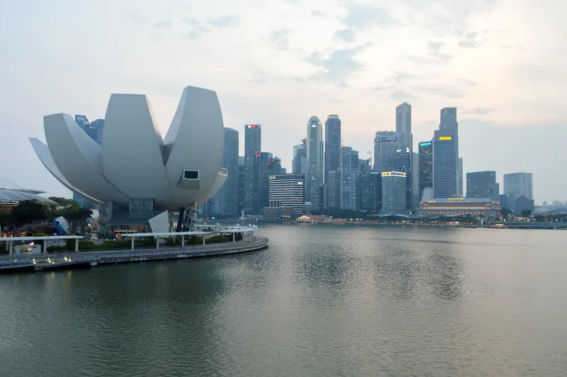 ArtScience Museum in Marina Bay, Singapore
