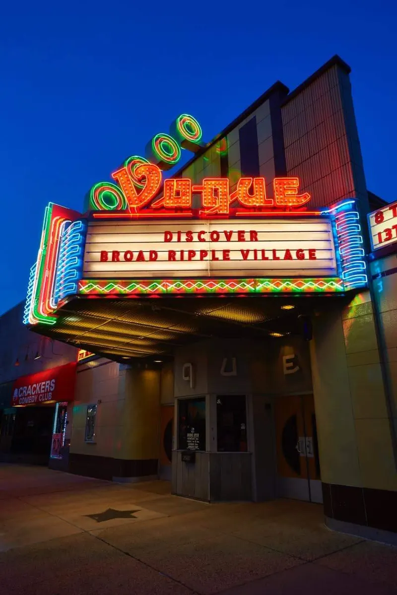 The Vogue Theatre in Broad Ripple, Indianapolis