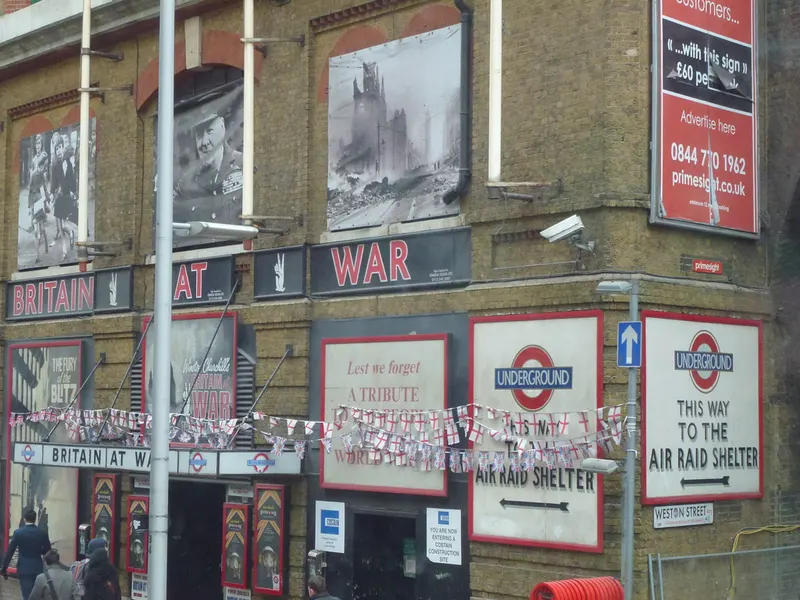 Winston Churchill's Britain At War Experience in South Bank, London