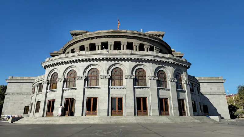 Opera park in Kentron, Yerevan