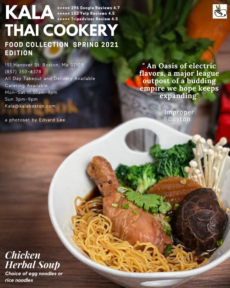 Kala Thai Cookery in Haymarket, Boston