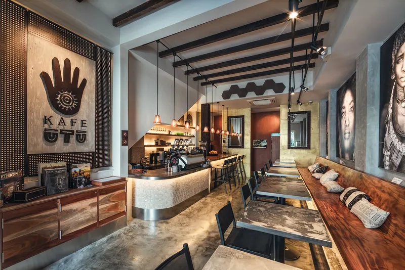 Kafe Utu in Chinatown, Singapore