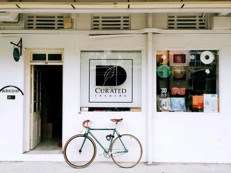 Curated Records in Kampong Glam, Singapore