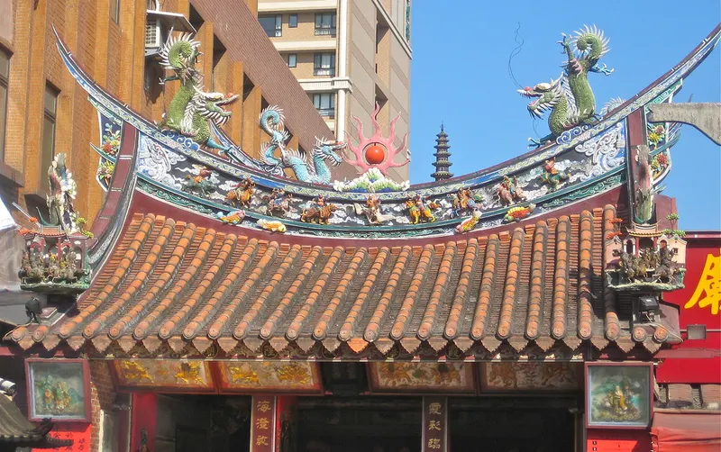 Xiahai City God Temple in Datong, Taipei