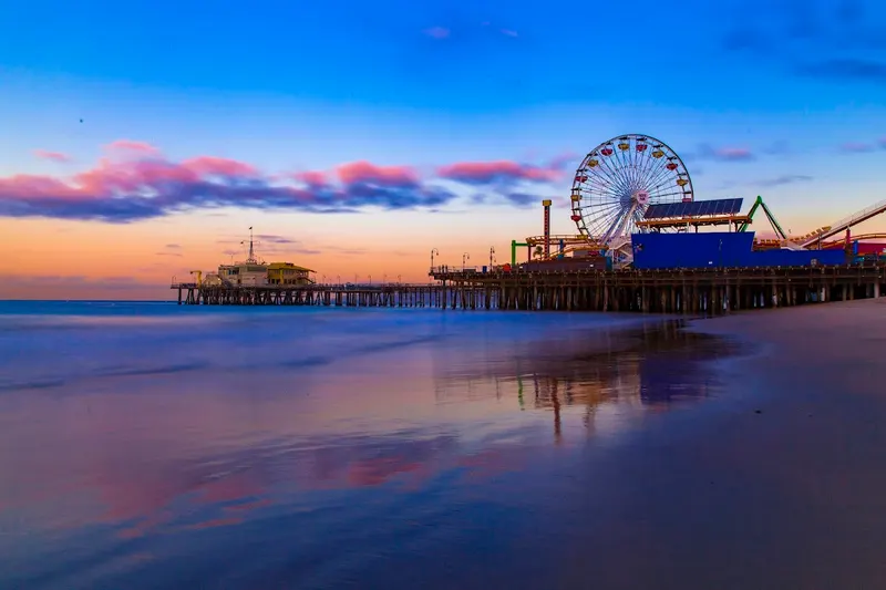 Santa Monica Pier in Los Angeles