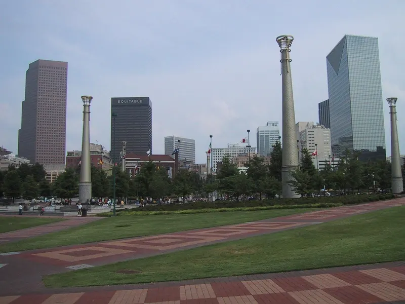 Centennial Olympic Park in Brooklyn, Atlanta
