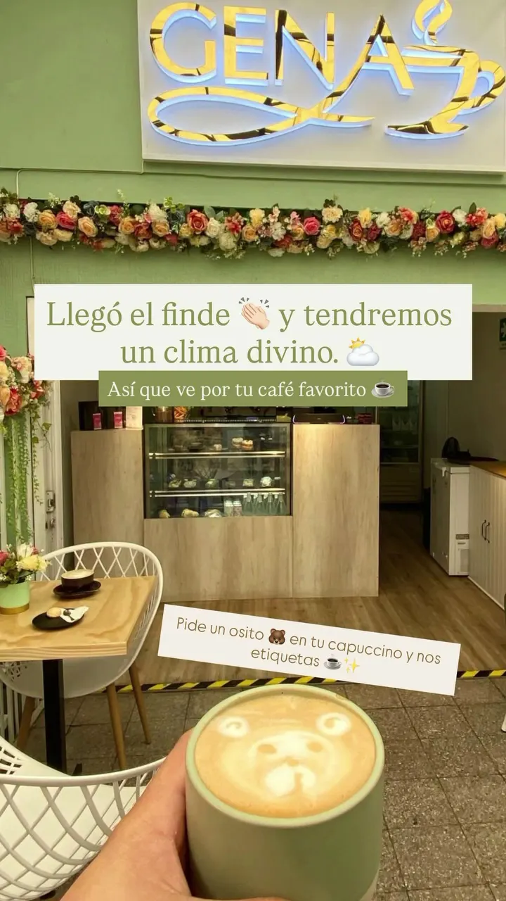 Gena Coffee in Ñuñoa, Santiago