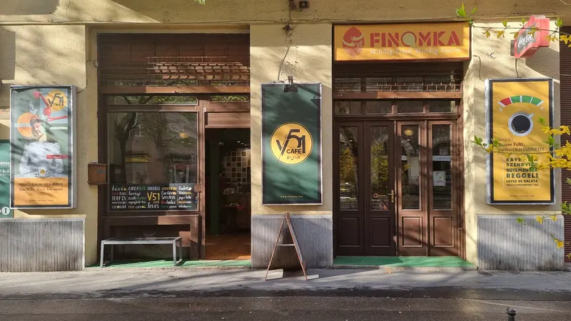 V51cafe in Ferencvaros, Budapest