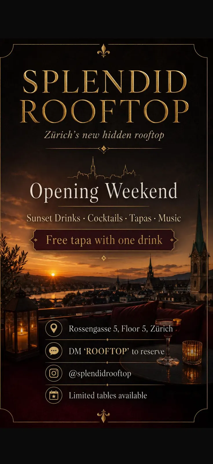 Splendid Rooftop in Altstadt and Niederdorf, Zurich