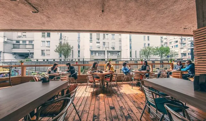 Tiskarna Café in Bezigrad, Ljubljana