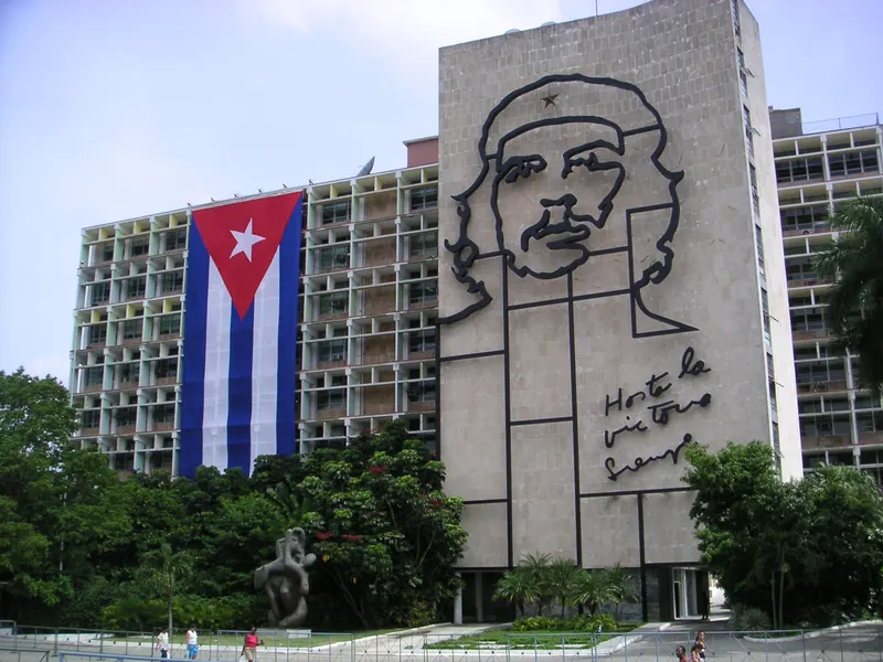 La Plaza de la Revolución in Rampa, Havana