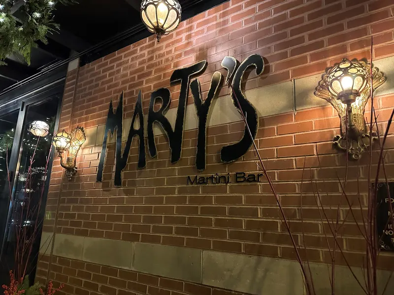 Marty's Martini Bar in Uptown, Chicago