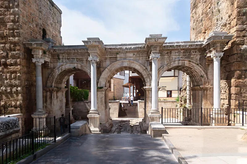 Hadrian's Gate in Barbaros, Antalya