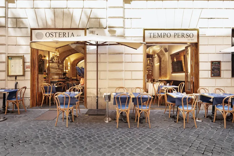 Osteria del Tempo Perso Belsiana in Spanish Steps, Via Veneto & Villa Borghese, Rome