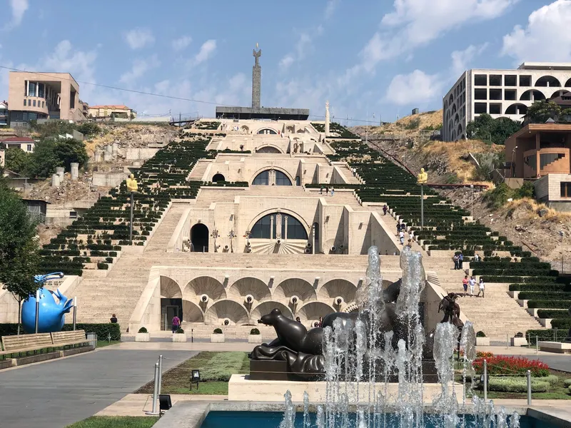 Cascades, Sculpture Park and Cafesjian Museum in Kentron, Yerevan