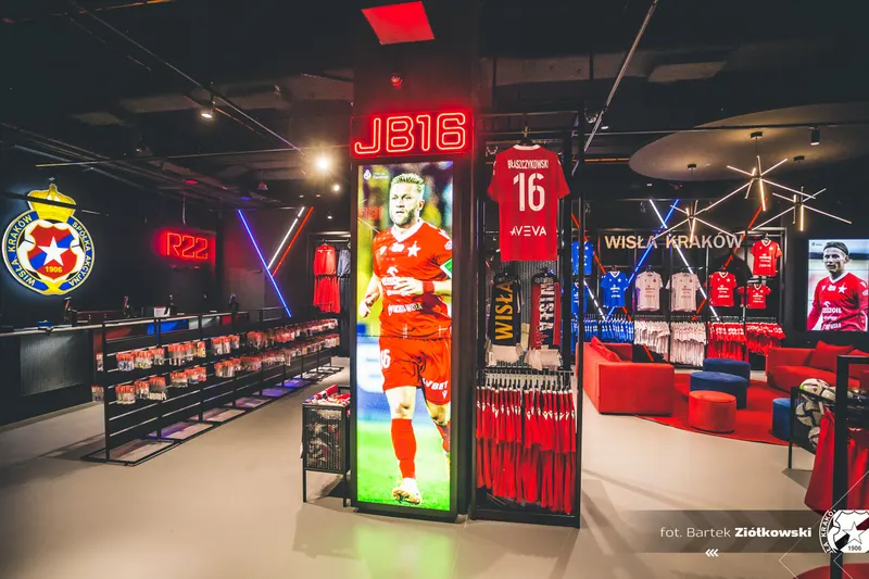 Official Fanshop Wisły Kraków in Czarna Wieś, Krakow