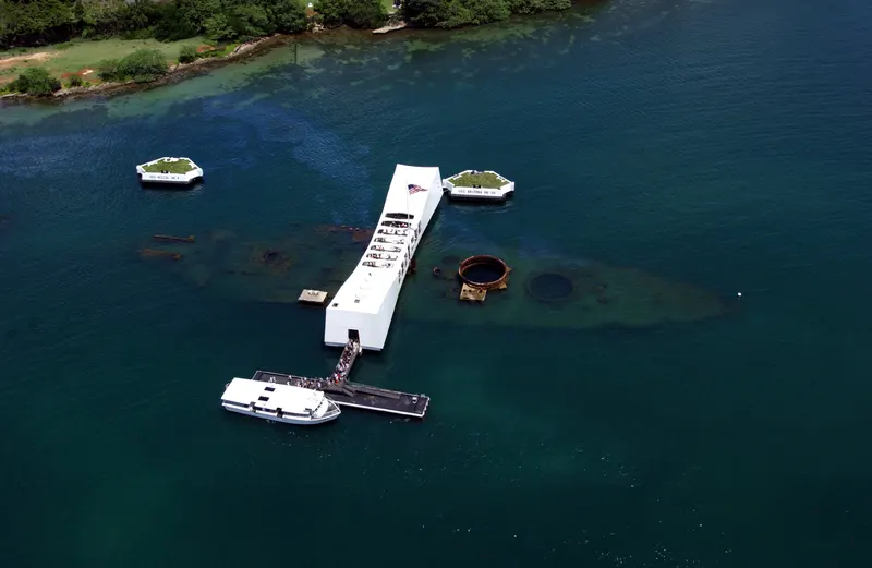 USS Arizona Memorial in Aiea, Honolulu