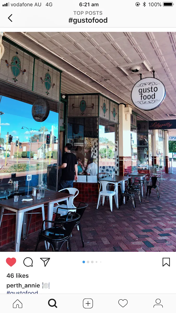 Gusto Food in South Perth, Perth