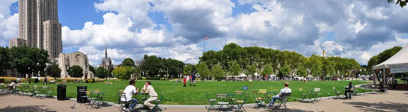 Schenley Plaza in North Oakland, Pittsburgh