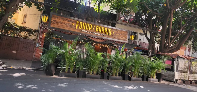 Fonda de barrio in Colonia Nápoles, Mexico City