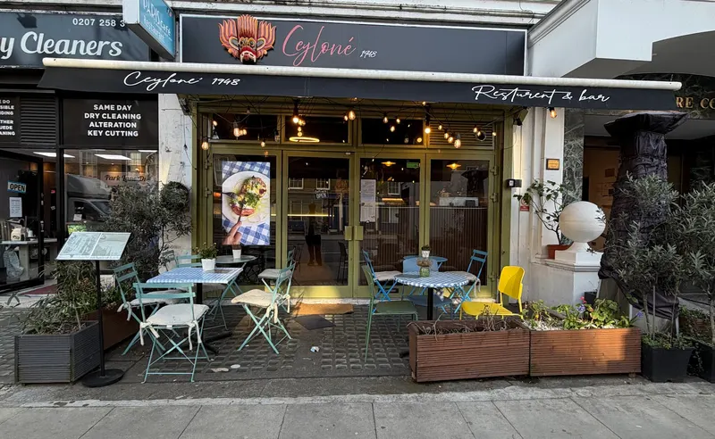 Ceylone 1948 Restaurant(operated by Paris Café Limited) in Lisson Grove, London