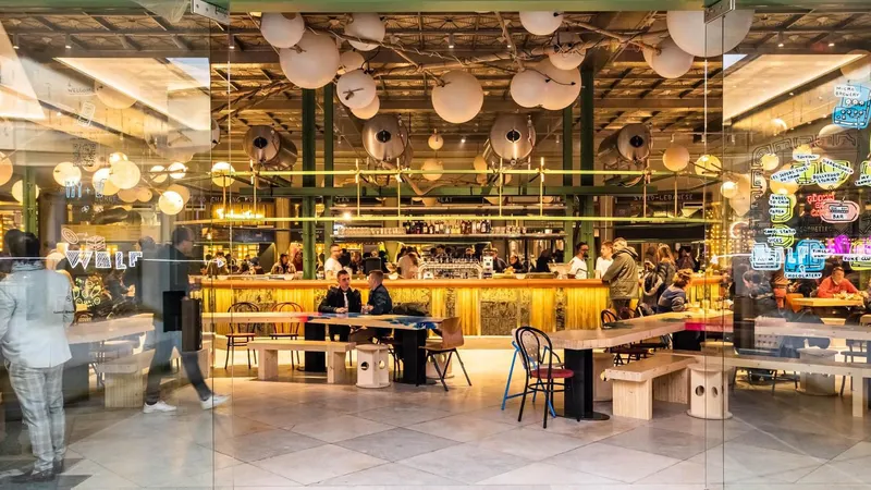 WOLF Food Market in Quartier Marais-Jacqmain, Brussels