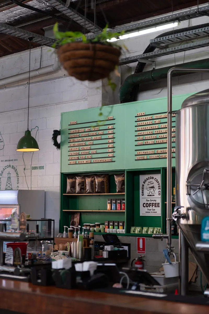 Green Beacon Brewing Co in Newstead, Brisbane