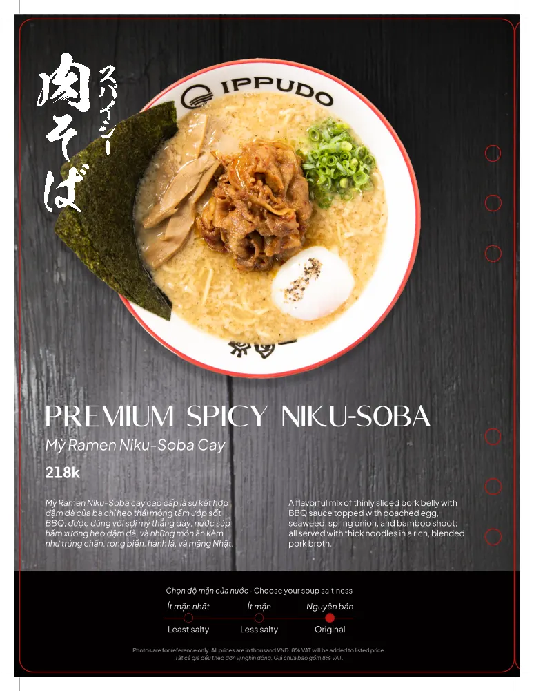 Ippudo Lotte Mall West Lake Ha Noi Japanese Ramen Restaurant in Tay Ho, Hanoi