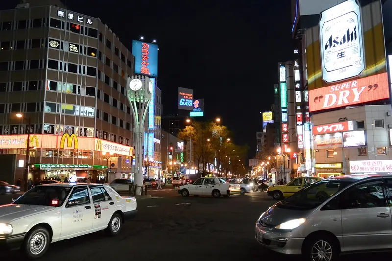 Susukino in Sapporo