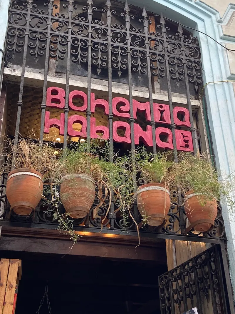 Bohemia Habana Bar Libreria in Catedral, Havana