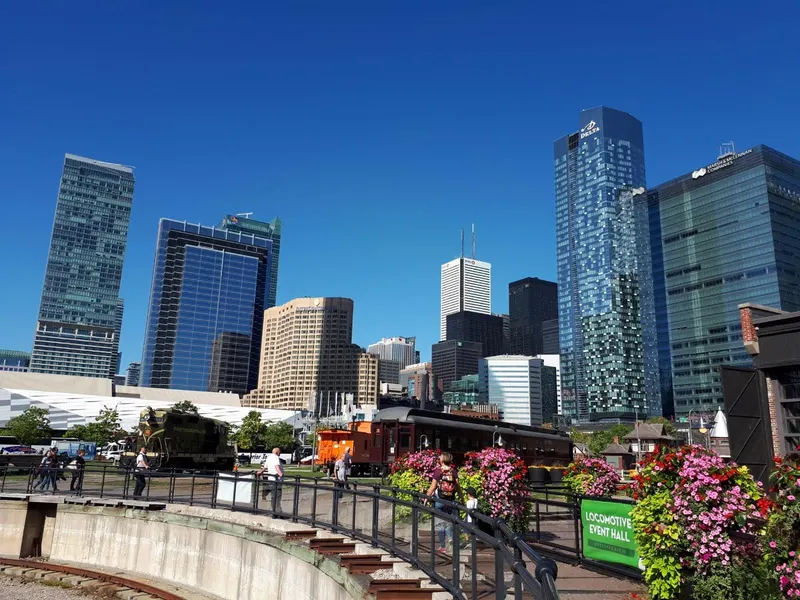 Roundhouse Park in Entertainment District, Toronto
