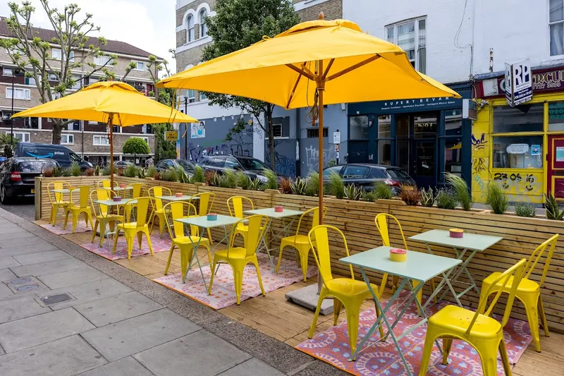 The Little Yellow Door in Notting Hill, London