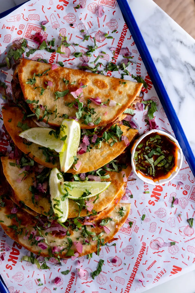 Moozak’s French Tacos in Chalk Farm, London