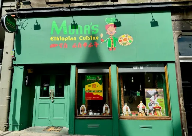 Muna's Ethiopian Cuisine in Tollcross, Edinburgh