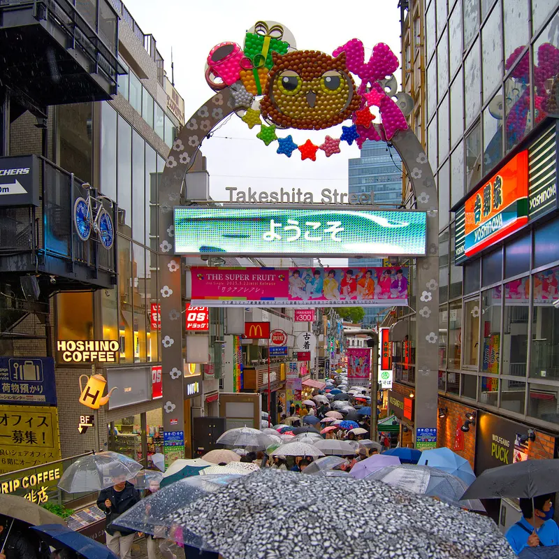 Takeshita Street in Jingumae, Tokyo