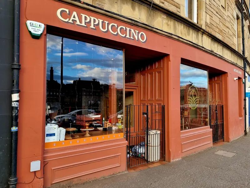 Cappuccino in St Leonard's, Edinburgh