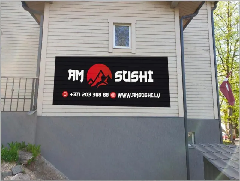 Am Sushi in Ķengarags, Riga