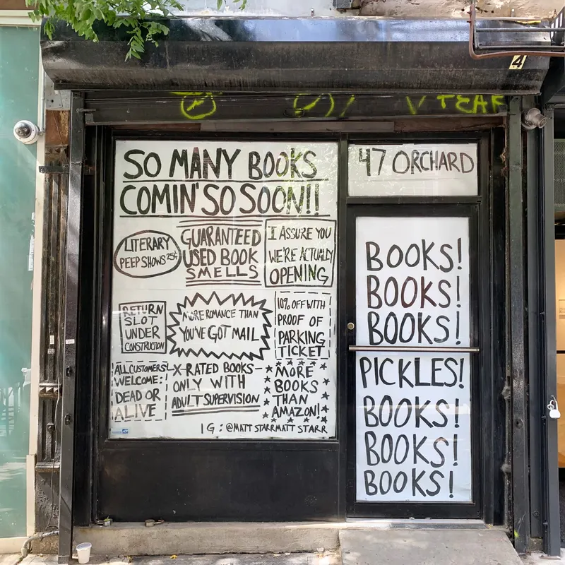 Sweet Pickle Books in Chinatown, New York