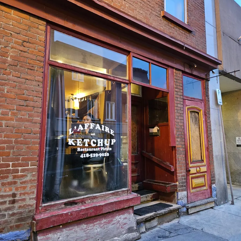 L'Affaire est ketchup in Saint-Roch, Quebec City