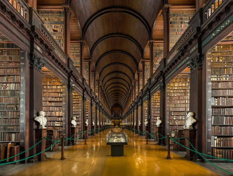 Trinity College and Book of Kells in Dublin