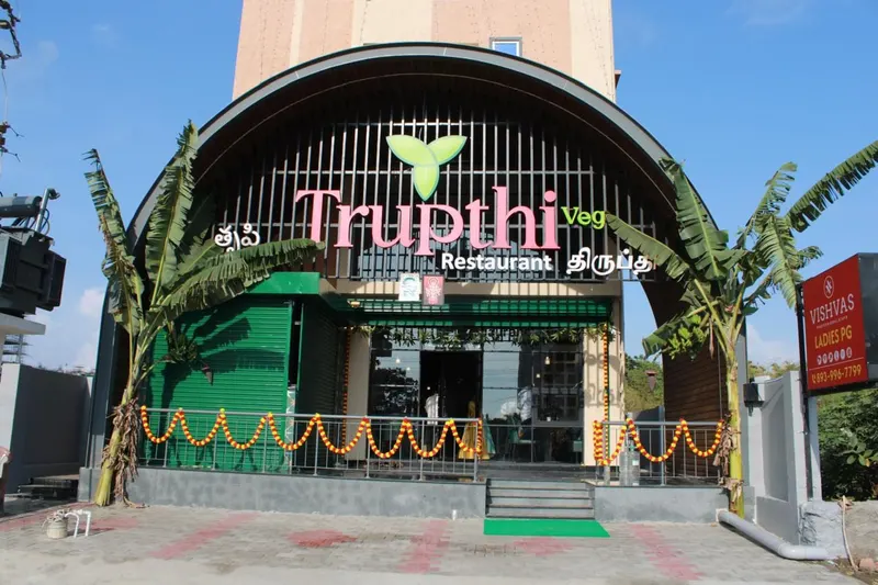 Trupthi Veg Restaurant in Muthukadu, Chennai