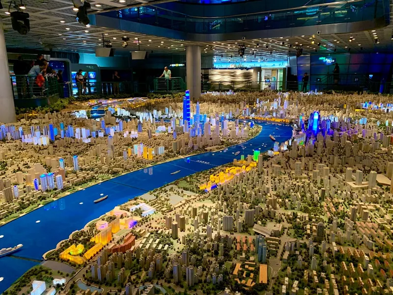 Shanghai Urban Planning Exhibition Center in Shanghai