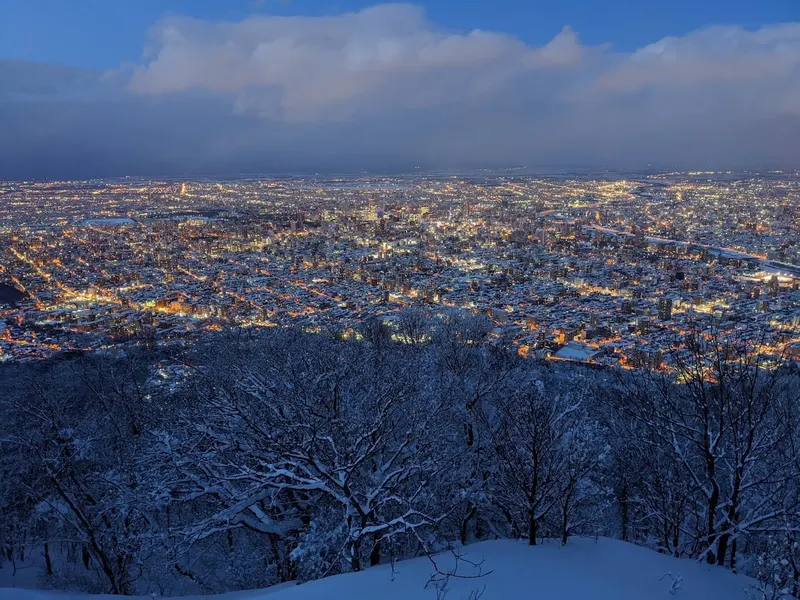 Mount Moiwa in Sapporo