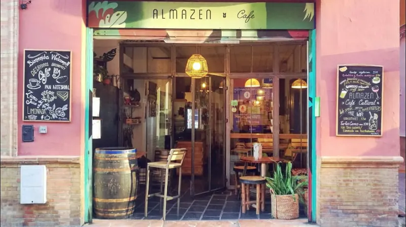 Almazen café in San Bartolomé, Seville