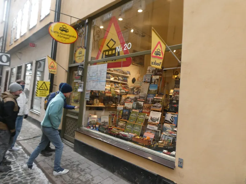 Trafik-Nostalgiska Förlaget in Gamla Stan, Stockholm