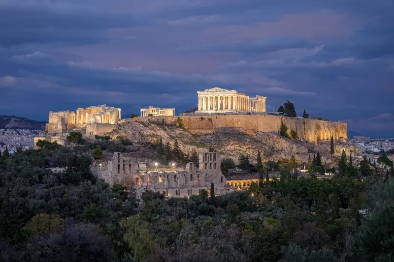 Acropolis of Athens in Athens